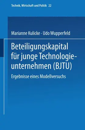 Wupperfeld / Kulicke |  Beteiligungskapital für junge Technologieunternehmen | Buch |  Sack Fachmedien