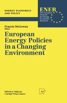 McGowan |  European Energy Policies in a Changing Environment | Buch |  Sack Fachmedien