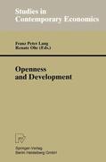 Lang / Ohr |  Openness and Development | Buch |  Sack Fachmedien