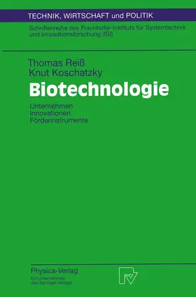Koschatzky / Reiß |  Biotechnologie | Buch |  Sack Fachmedien