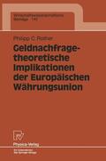 Rother |  Rother, P: Geldnachfragetheoretische Implikationen der Europ | Buch |  Sack Fachmedien