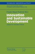Meyer-Krahmer |  Innovation and Sustainable Development | Buch |  Sack Fachmedien