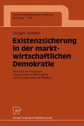 Volkert |  Volkert, J: Existenzsicherung in der marktwirtschaftlichen D | Buch |  Sack Fachmedien
