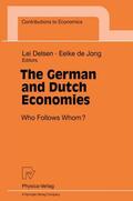 Delsen / Jong |  German and Dutch Economies | Buch |  Sack Fachmedien