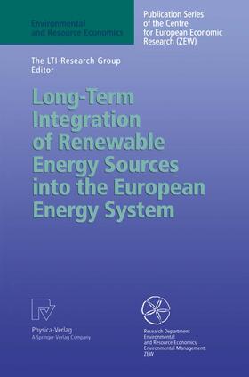 Long-Term Integration of Renewable Energy Sources into the E | Buch | 978-3-7908-1104-9 | sack.de