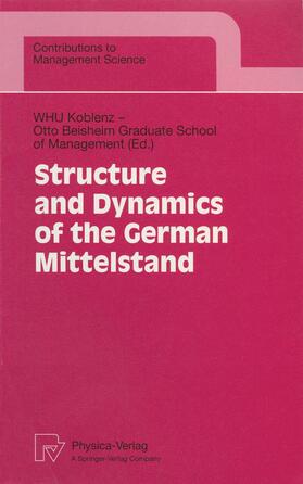  Structure and Dynamics of the German Mittelstand | Buch |  Sack Fachmedien