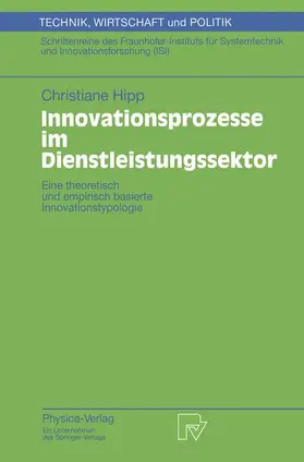 Hipp |  Innovationsprozesse im Dienstleistungssektor | Buch |  Sack Fachmedien