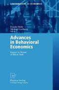 Bolle / Carlberg |  Advances in Behavioral Economics | Buch |  Sack Fachmedien