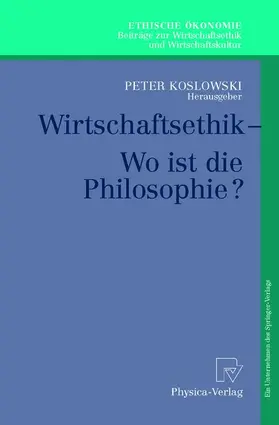 Koslowski |  Wirtschaftsethik | Buch |  Sack Fachmedien