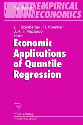 Fitzenberger / Koenker / Machado |  Economic Applications of Quantile Regression | Buch |  Sack Fachmedien