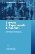 Bolle / Lehmann-Waffenschmidt |  Surveys in Experimental Economics | Buch |  Sack Fachmedien