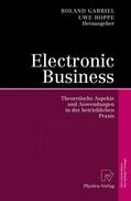 Hoppe / Gabriel |  Electronic Business | Buch |  Sack Fachmedien