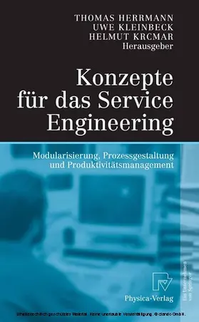 Herrmann / Kleinbeck / Krcmar | Konzepte für das Service Engineering | E-Book | www.sack.de