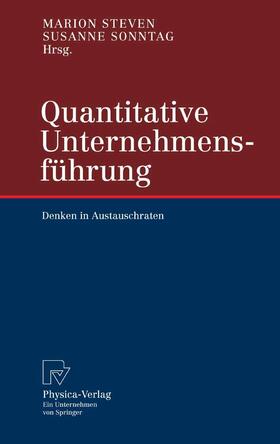 Steven / Sonntag | Quantitative Unternehmensführung | E-Book | sack.de