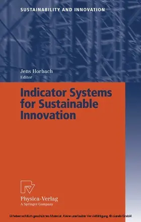Horbach | Indicator Systems for Sustainable Innovation | E-Book | sack.de