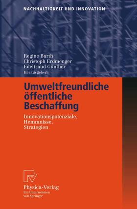 Barth / Erdmenger / Günther | Umweltfreundliche öffentliche Beschaffung | E-Book | sack.de