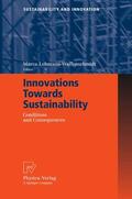 Lehmann-Waffenschmidt |  Innovations Towards Sustainability | eBook | Sack Fachmedien