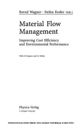 Wagner / Enzler | Material Flow Management | E-Book | www.sack.de