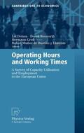 Delsen / Bosworth / Groß |  Operating Hours and Working Times | eBook | Sack Fachmedien