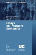 Coto-Millán / Inglada |  Essays on Transport Economics | Buch |  Sack Fachmedien