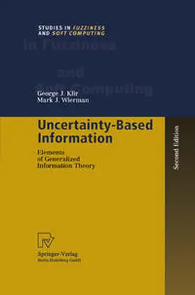 Klir / Wierman |  Uncertainty-Based Information | eBook | Sack Fachmedien