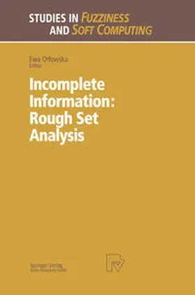 Orlowska | Incomplete Information: Rough Set Analysis | E-Book | sack.de