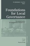 Saito |  Foundations for Local Governance | Buch |  Sack Fachmedien