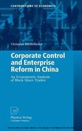 Büchelhofer |  Corporate Control and Enterprise Reform in China | eBook | Sack Fachmedien