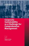 Zink |  Corporate Sustainability as a Challenge for Comprehensive Management | eBook | Sack Fachmedien