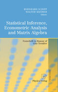 Schipp / Krämer |  Statistical Inference, Econometric Analysis and Matrix Algebra | eBook | Sack Fachmedien