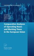 Delsen / Bauer / Cette |  Comparative Analyses of Operating Hours and Working Times in | Buch |  Sack Fachmedien