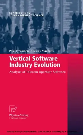 Tyrväinen / Mazhelis |  Vertical Software Industry Evolution | eBook | Sack Fachmedien