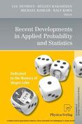 Devroye / Karasözen / Kohler |  Recent Developments in Applied Probability and Statistics | eBook | Sack Fachmedien