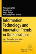 D'Atri / Ferrara / George |  Information Technology and Innovation Trends in Organization | Buch |  Sack Fachmedien