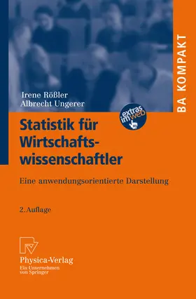 Rößler / Ungerer |  Statistik für Wirtschaftswissenschaftler | eBook | Sack Fachmedien
