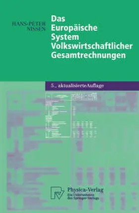Nissen |  Das Europäische System Volkswirtschaftlicher Gesamtrechnungen | eBook | Sack Fachmedien