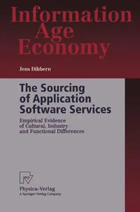 Dibbern | The Sourcing of Application Software Services | E-Book | sack.de