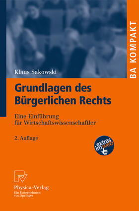 Sakowski |  Grundlagen des Bürgerlichen Rechts | eBook | Sack Fachmedien