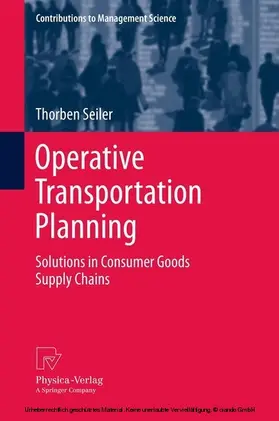 Seiler | Operative Transportation Planning | E-Book | www.sack.de