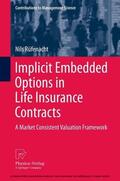 Rüfenacht |  Implicit Embedded Options in Life Insurance Contracts | eBook | Sack Fachmedien