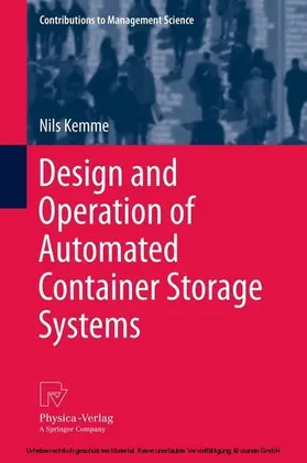 Kemme | Design and Operation of Automated Container Storage Systems | E-Book | www.sack.de