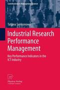 Samsonowa |  Samsonowa, T: Industrial Research Performance Management | Buch |  Sack Fachmedien