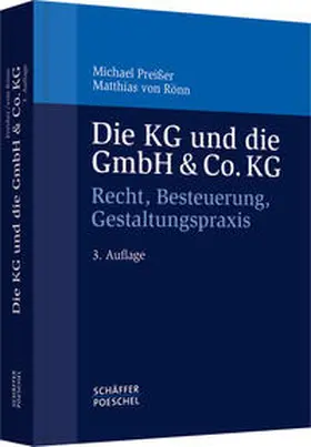 Preißer / Rönn | Die KG und die GmbH & Co. KG | Buch | 978-3-7910-3283-2 | www.sack.de