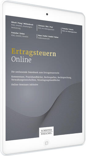 Ertragsteuern Online | Schäffer-Poeschel Verlag | Datenbank | sack.de