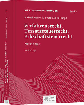 Preißer / Girlich | Verfahrensrecht, Umsatzsteuerrecht, Erbschaftsteuerrecht | Buch | 978-3-7910-4777-5 | sack.de