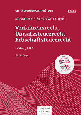 Preißer / Girlich | Verfahrensrecht, Umsatzsteuerrecht, Erbschaftsteuerrecht | E-Book | sack.de