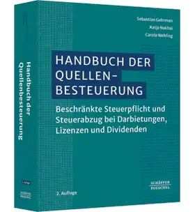 Goebel / Wehling / Gehrmann |  Handbuch der Quellenbesteuerung | Buch |  Sack Fachmedien
