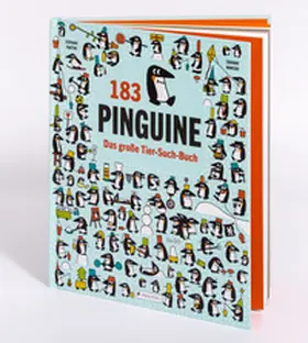 Frattini / Manceau |  183 Pinguine. Das große Tier-Such-Buch | Buch |  Sack Fachmedien