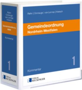 Kottenberg / Rehn / Cronauge |  Gemeindeordnung Nordrhein-Westfalen | Loseblattwerk |  Sack Fachmedien