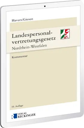 Landespersonalvertretungsgesetz Nordrhein-Westfalen – Digital | Verlag W. Reckinger | Datenbank | sack.de